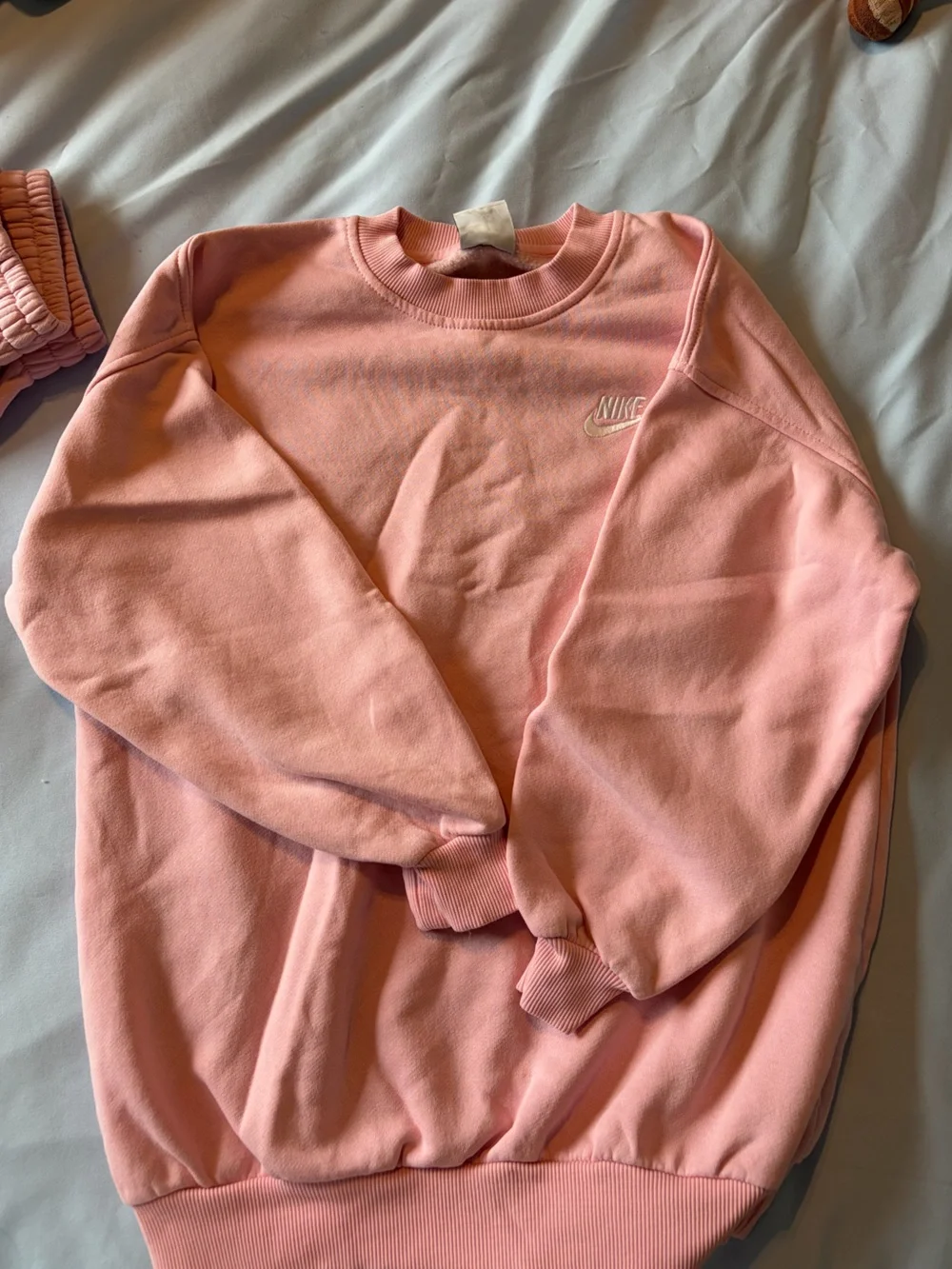 Pink Nike sweat set.
